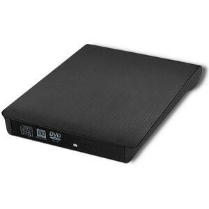 QOLTEC EXTERNAL DVD-RW RECORDER USB 3.0 BLACK