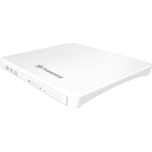 TRANSCEND TS8XDVDS-W EXTRA SLIM PORTABLE DVD WRITER WHITE