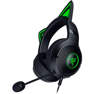 RAZER KRAKEN KITTY V2 - BLACK - RGB - USB 7.1 GAMING HEADSET - KITTY EARS - PC / PS5 / SWITCH