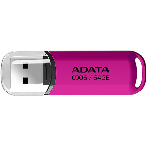 ADATA AC906-64G-RPP CLASSIC C906 64GB USB2.0 FLASH DRIVE PURPLE