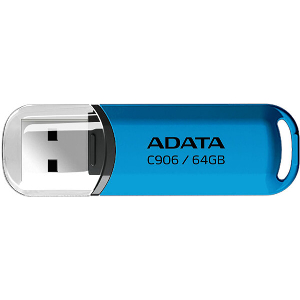 ADATA AC906-64G-RWB CLASSIC C906 64GB USB2.0 FLASH DRIVE BLUE