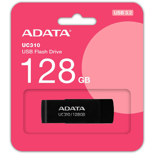 ADATA UC310-128G-RBK UC310 128GB USB 3.2 FLASH DRIVE BLACK