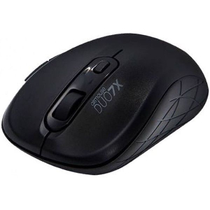ALCATROZ SILENT AIRMOUSE DUO 7X WIRELESS/BT MOUSE BLACK AMD7XB