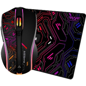 ARMAGGEDDON 2.4G WIRELESS GAMING MOUSE RGB 10000 CPI MIKOYAN FOXBAT-III CYBERPUNK BLACK CYBERPUNK-B