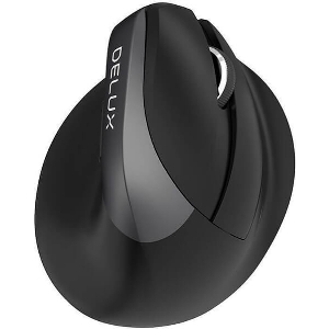 DELUX M618MINI BLACK WIRELESS RGB GAMING MOUSE