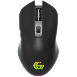 GEMBIRD 6-BUTTON RECHARGEABLE WIRELESS RGB GAMING MOUSE 'FIREBOLT' BLACK MUSGW-6BL-02