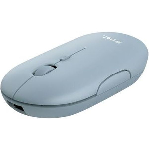 TRUST PUCK WIRELESS RECHARGABLE MOUSE BLUE