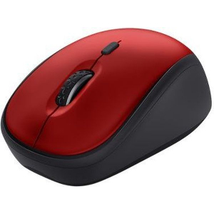 TRUST YVI+ WIRELESS MOUSE SILENT ECO RED