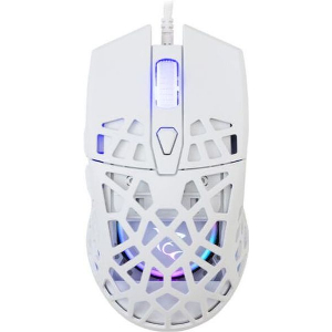 WHITE SHARK RGB GAMING MOUSE GM-5018 WHITE CARADOC-W