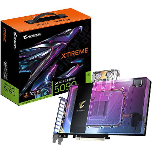 VGA GIGABYTE AORUS GEFORCE RTX 5090 XTREME WATERFORCE WB 32GB GDDR7