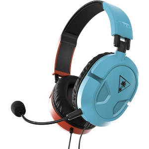 TURTLE BEACH: RECON 50 WIRED GAMING HEADSET FOR XBOX, PS, SWITCH, PC, MOBILE COLOR: RED/BLUE