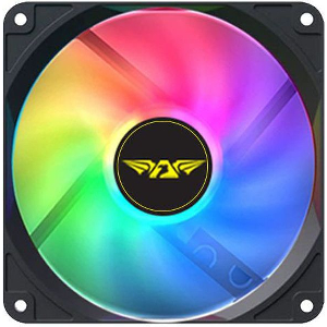 ARMAGGEDDON COOLING 4XFAN KIT 12CM ARGB KIT 5000 BLACK ARGB-KIT-5000B