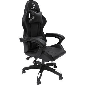 ΠΟΛΥΘΡΟΝΑ GAMING DARREN HM1203.04 ΜΑΥΡΟ-ΛΕΥΚΟ PVC & NYLON 58.5X100X120ΥΕΚ.