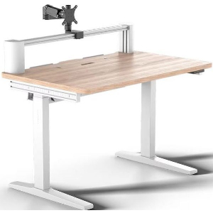 CORSAIR GAMING DESK PLATFORM:4 ELEVATE DESK WHITE WOOD/LIGHT PINE STAIN