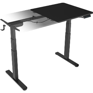 ICY BOX ERGONOMIC MOTORISED DESK INCL SPILLED DESKTOP 140X170CM AND DIGITAL TOUCH PANEL IB-EW122B-TT