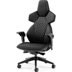 NOBLECHAIRS DAWN GAMING CHAIR PU LEATHER MADE IN ITALY - BLACK