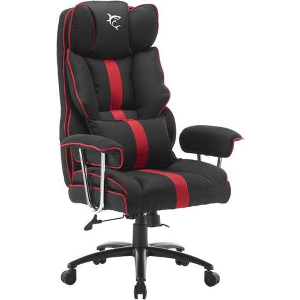 WHITE SHARK EXTRA SOFT GAMING CHAIR BLACK-RED LE MANS LEMANS