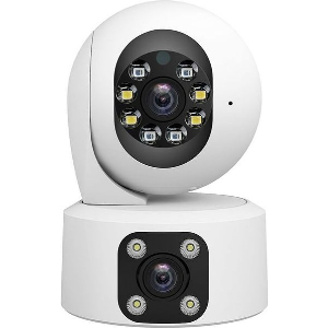 SRIHOME SH049 WIRELESS DUAL LENS IP CAMERA 1080P + 1080P COLOR NIGHT VISION