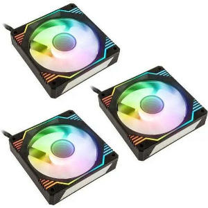 KOLINK UMBRA X 120MM ARGB HIGH PERFORMANCE PWM FAN TRIPLE PACK - BLACK