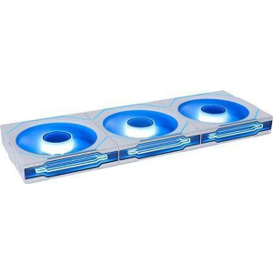 LIAN LI UNI FAN INFINITY SL- WIRELESS - 120 -3PCS REVERSE WHITE (TRIPLE PACK INCLUDE CONTROLLER)