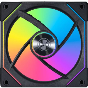 LIAN LI UNI FAN INFINITY SL-INF 140 REVERSE BLADE BLACK - ARGB PWM CASE FAN (1PCS) NO CONTROLLER