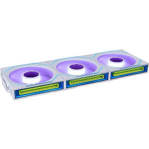 LIAN LI UNI FAN SL INFINITY WIRELESS 3-PACK WHITE ARGB PWM 120MM 0~2200RPM CONTROLLER INCLUDED
