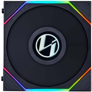 LIAN LI UNI FAN TL-LCD WIRELESS 140 BLACK (1PC) CASE FAN - NO CONTROLLER INCLUDED