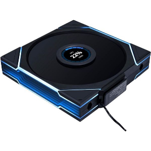 LIAN LI UNI FAN TL-LCD WIRELESS REVERSE 140 BLACK (1PC) CASE FAN - NO CONTROLLER INCLUDED