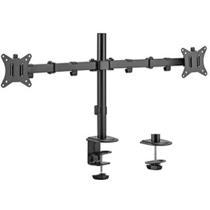 GEMBIRD MA-D2-01 ADJUSTABLE DESK 2-DISPLAY MOUNTING ARM (TILTING) 13''-27'' UP TO 7 KG