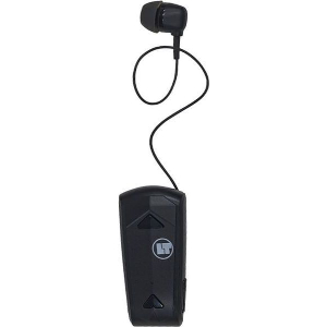 LAMTECH RETRACTABLE BT 5.3 CLIP ON HEADSET BLACK (HANGING CORD) LAM000476