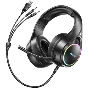 REMAX RM-708 (BLACK) RGB WIRED HEADSET