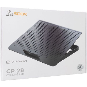 SBOX COOLING PAD 2XUSB PORTS FOR 17.3' LAPTOP CP-28 BLACK CP-28