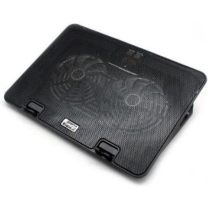 SBOX USB COOLING PAD 15,6' 2XBLUE LED FAN 140 MM CP-101