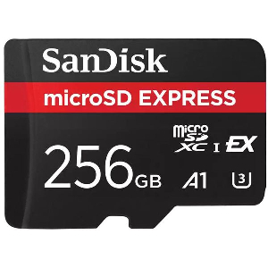 SANDISK SDSQXFN-256G-GN4NN MICROSD EXPRESS 256GB 880MB/S PCIE GEN 3 U3 A1