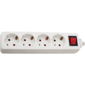 TELCO ΠΟΛΥΠΡΙΖΟ 4 ΘΕΣΩΝ ΜΕ ΔΙΑΚΟΠΤΗ ΛΕΥΚΟ KF-B-04KA 150128