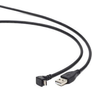 CABLEXPERT CCP-MUSB2-AMBM90-6 ANGLED MICRO USB CABLE 1.8M