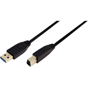 LOGILINK CU0025 USB 3.0 CONNECTION CABLE AM TO BM 3M BLACK