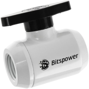BITSPOWER SHUTOFF VALVE 1/4 INCH WHITE