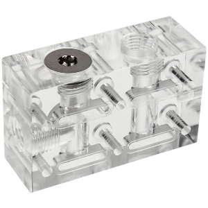 EK WATER BLOCKS EK-FC TERMINAL DUAL PARALLEL 1-SLOT - PLEXI