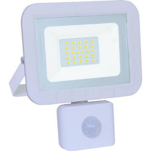 GEYER ΠΡΟΒΟΛΕΑΣ LED 20W 3000K 1700LM IP44 ΛΕΥΚΟΣ ΜΕ ΑΙΣΘΗΤΗΡΑ ΚΙΝΗΣΗΣ