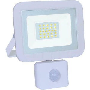 GEYER ΠΡΟΒΟΛΕΑΣ LED 50W 3000K 4250LM IP44 ΛΕΥΚΟΣ ΜΕ ΑΙΣΘΗΤΗΡΑ ΚΙΝΗΣΗΣ
