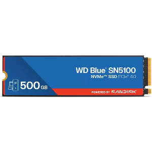 SSD SANDISK WD BLUE SN5100 500GB NVME PCI GEN4 X4 M.2 2280 WDS500G5B0E