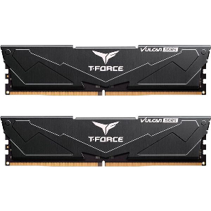 RAM TEAMGROUP T-FORCE VULCAN 32GB (2X16GB) DDR5 6000MHZ CL30 DUAL BLACK FLBD532G6000HC30DC01