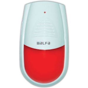 ΟΜΟΙΩΜΑ ΣΕΙΡΗΝΑΣ D8128S ALFAONE ΜΕ FLASH LIGHT ΔΙΑΣΤΑΣΕΙΣ 115*196*68MM ΛΕΥΚΟ