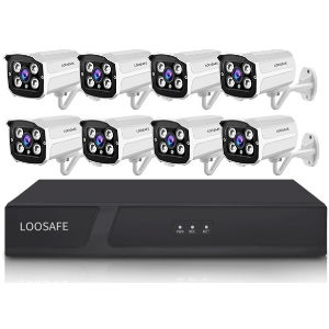 LOOSAFE POE NVR KIT H.265 + 8 CAMERAS 5MP
