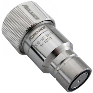 KOOLANCE QD3 MALE QUICK DISCONNECT NO-SPILL COUPLING, COMPRESSION FOR 13MM X 19MM (1/2IN X 3/4IN)