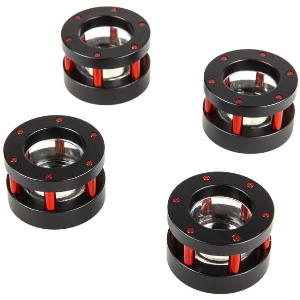 MONSOON CHAIN GUN HARDLINE FITTING 16/13MM 4-PACK RED