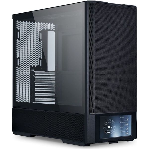 CASE LIAN LI LANCOOL 207 DIGITAL BLACK - 6 LCD SCREEN - ATX (4 FANS) 2 X 140MM & 2 X 120MM PWM