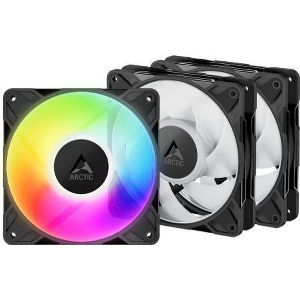 ARCTIC P12 PRO A-RGB - 3 PACK 120 MM A-RGB PWM FAN WITH CABLE SPLITTER