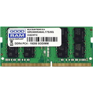 RAM GOODRAM STANDARD 8GB SO-DIMM DDR4 2666MHZ CL19 GR2666S464L19S/8G